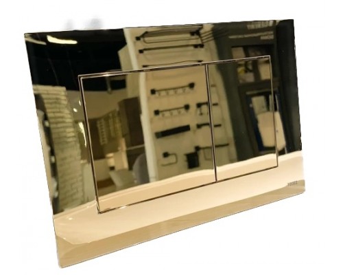 Пластиковая панель клавиша смыва для инсталляции TECEnow, 9240439 золото глянцевое