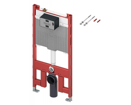 Тонкая инсталляция TECE 8 см для подвесного унитаза под панели, клавишу смыва 9300500