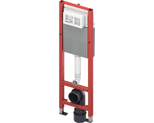 Узкая инсталляция TECE для подвесного унитаза и биде 9400440