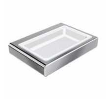 Мыльница керамическая Teka Formentera (хром,белый) 170820200