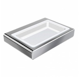 Мыльница керамическая Teka Formentera (хром,белый) 170820200