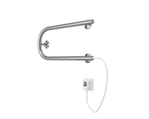 Электрический полотенцесушитель  Терминус Электро 25 П-обр 500х200 нержавейка econom