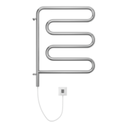 Электрический полотенцесушитель  Терминус Электро 25 Ш-обр 450х570 поворотный  нержавейка econom
