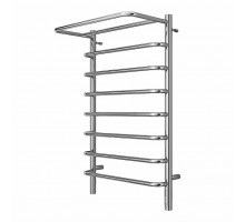 Электрический полотенцесушитель  Терминус Полка Электро П2 КРУГ 500х90 нержавейка lux