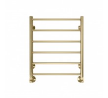 Водяной полотенцесушитель Терминус нержавейка Аврора П6 500х600 Матовое Золото