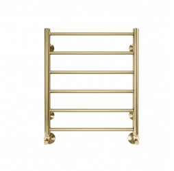 Водяной полотенцесушитель Терминус нержавейка Аврора П6 500х600 Матовое Золото