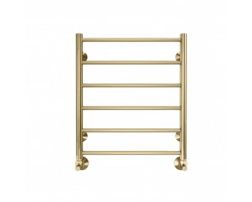 Водяной полотенцесушитель Терминус нержавейка Аврора П6 500х600 Матовое Золото