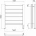 Электрический полотенцесушитель  Терминус Аврора П6 500х650 электро нержавейка standart