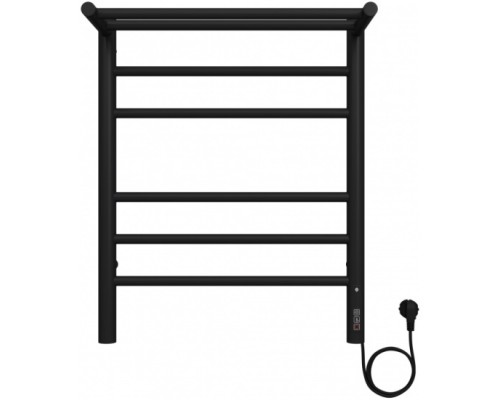 Аврора с/п П6 450х600 электро КС 9005 матовый ( new встроен диммер) Полотенцесушитель TERMINUS