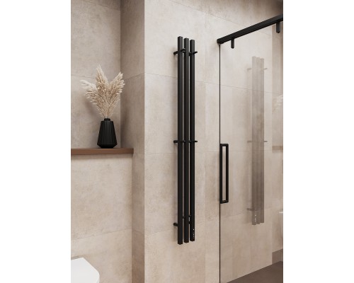 Полотенцесушитель Стойка электро TRES проф1600 крашеный, RAL 9005 матовый