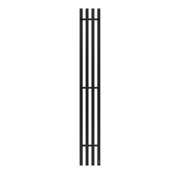 Стойка электро QUATRO проф1600 крашеный, RAL 9005 матовый