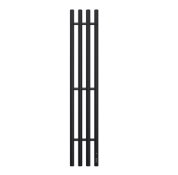 Стойка электро QUATRO круг1200 крашеный TERMINUS, RAL 9005 матовый