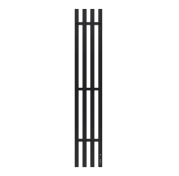 Стойка электро QUATRO проф1200 крашеный TERMINUS, RAL 9005 матовый