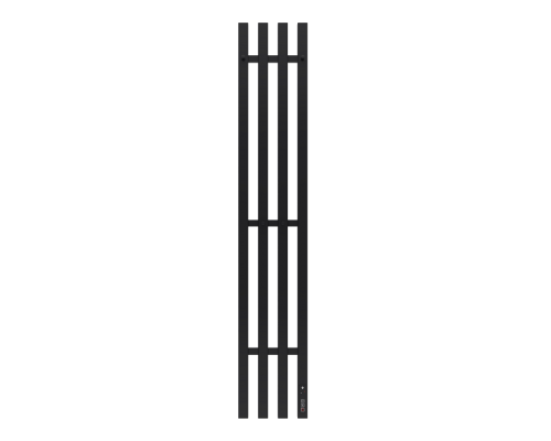 Полотенцесушитель Стойка электро QUATRO проф1200 крашеный TERMINUS, RAL 9005 матовый