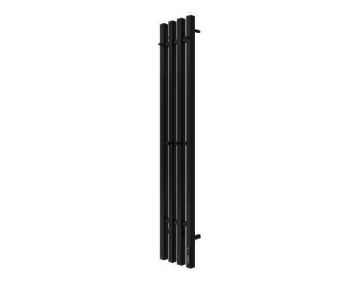 Полотенцесушитель Стойка электро QUATRO проф1200 крашеный TERMINUS, RAL 9005 матовый