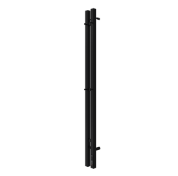 Стойка электро DUO проф1200 крашеный TERMINUS, RAL 9005 матовый