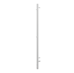 Стойка электро UNO круг1200 крашеный TERMINUS, RAL  9003 матовый