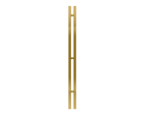 Стойка DUO квадрат 70х1800 Полотенцесушитель TERMINUS золото