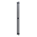Полотенцесушитель электрический TERMINUS DUO Проф 1600 RAL 9005 черный матовый