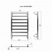 Полотенцесушитель электрический TERMINUS Ното П8 500x850