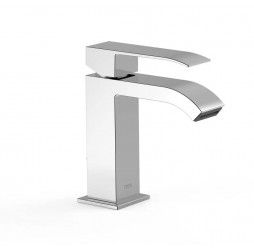 00610101 Tres Cuadro Смеситель однорычажный для умывальника, излив каскад, хром