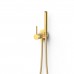 Гигиенический душ встраиваемый в стену Tres Max  шланг и держатель, золото глянец, 134123OR