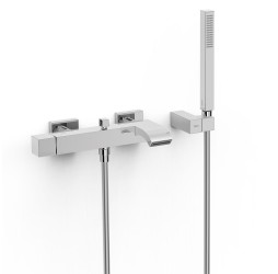 10717002 Tres Cuadro Смеситель д/ванны, с переключением, хром