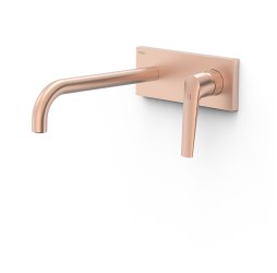 TRES FUJI смеситель для раковины скрытого монтажа, 24-каратное матовое розовое золото 28130024ОПМ