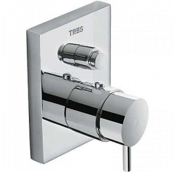 Смеситель для душа Tres 190652 с термостатом (хром)