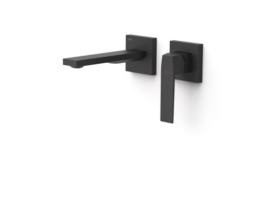 Cмеситель для умывальника скрытого монтажа, Tres Slim 20230021KMB (черный мат)