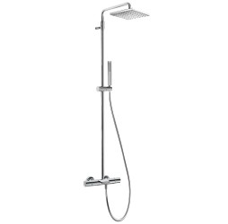Tres Class 20531201 Душевая система с функцией наполнения ванны - комплект с термостатом (хром)