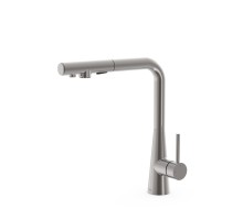 Кухонный смеситель Tres с выдвижным носиком для фильтрованной воды (сатин) 23045304