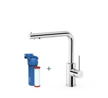 Однорычажный смеситель Tres для кухни под питьевой фильтр, для  фильтрованной воды
