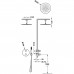 Встроенная термостатическая душевая система для душа TRES Therm-Box 26225003NM скрытого монтажа с термостатом
