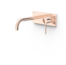 Cмеситель для умывальника скрытого монтажа, Tres Exclusive STUDY 26230031OP (розовое золото)
