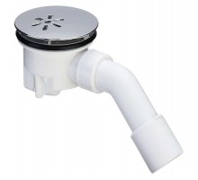 364786 Tempoplex сифон 120 х 40/50, хром накладка, проп.способность 0,45 л/с, H=80 мм, для поддонов D=90 мм, отводящее колено 45° 364786 Tempoplex сифон 120 х 40/50, хром накладка, проп.способность 0,45 л/с, H=80 мм, для поддонов D=90 мм, отводящее колено 45°