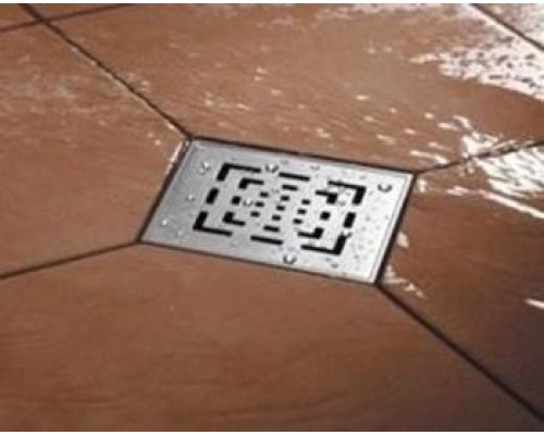 Трап горизонтальный Viega 583248, сухой затвор, сталь окантовка, 0,4 л/с, DN50