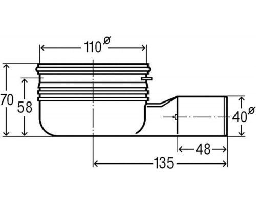 Душевой лоток Viega Advantix, 120 см, 753191