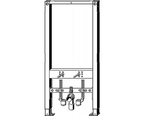 Инсталляция для биде Viega Prevista Dry, 776442