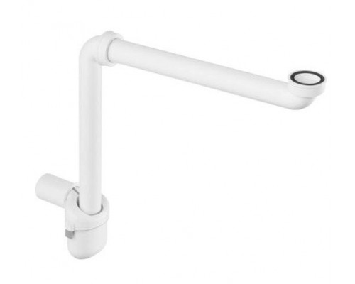 804688 Cифон для раковины пластиковый с гидрозатвором, горизонт. отвод, рег высота 1 1/4 х 32 (адаптер 40), Model 5634.15 (замена 570323)