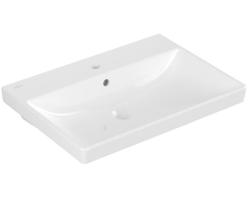 VILLEROY & BOCH 4158 6501 AVENTO Раковина 650x470мм, с переливом, 1 отв. под смеситель