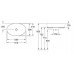 Умывальник накладной Villeroy&Boch Artis 61x41, 41986101
