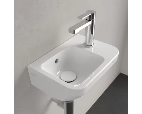 Умывальник Villeroy&Boch Architectura 36 х 26 см, настенный, левый 43733701 цвет: альпийский белый (без перелива)