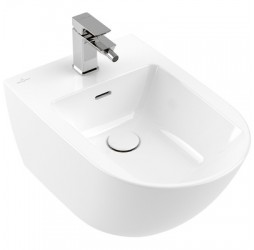 Биде Villeroy & Boch Subway 3.0 подвесное Альпийский белый CeramicPlus 447000R1