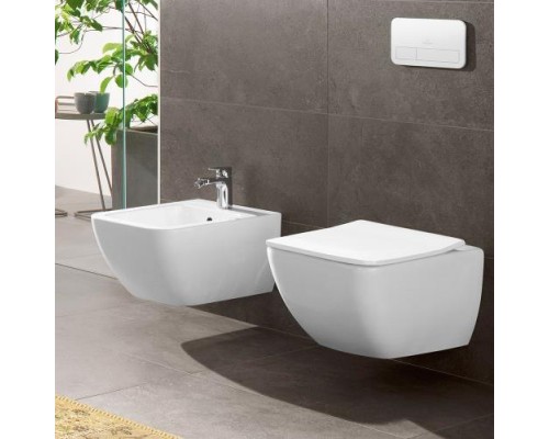 Унитаз подвесной Villeroy&Boch Venticello, 37x56 с сиденьем Soft Close, безободковый 4611RS01