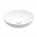 VILLEROY & BOCH 4A46 0001 LOOP & FRIENDS Раковина для установки на столешницу D=420 mm, TitanCeram, с переливом, нешлифованный, Альпийский белый