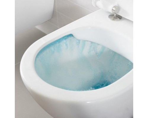 Унитаз подвесной Villeroy&Boch Subway 2.0 37x56,5, тонкое сиденье Soft Close, безободковый, 5614R001