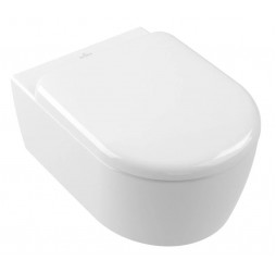 Подвесной унитаз Villeroy & Boch Skyla 5656CL01, смыв DirectFlush (торнадо), сиденье микролифт, альпийский белый