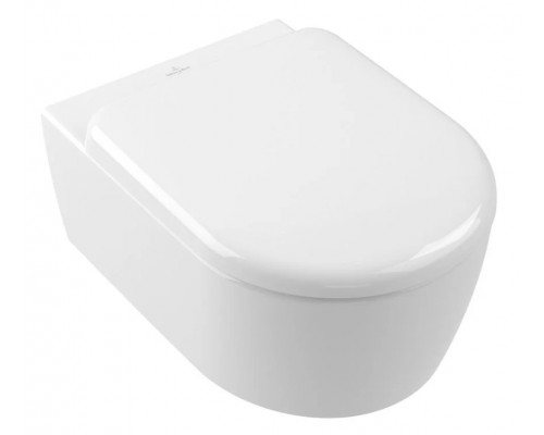 Подвесной унитаз Villeroy & Boch Skyla 5656CL01, смыв DirectFlush (торнадо), сиденье микролифт, альпийский белый