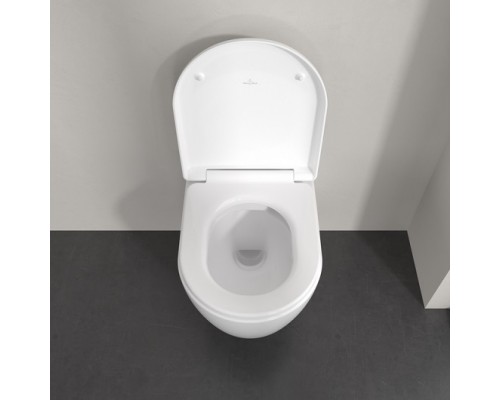 Подвесной унитаз Villeroy & Boch Skyla 5656CL01, смыв DirectFlush (торнадо), сиденье микролифт, альпийский белый